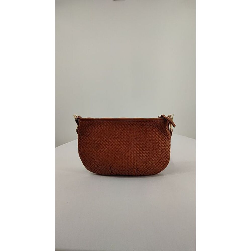 Italian Handwoven Leather Mini Shoulder Bag - Picture 6 of 6